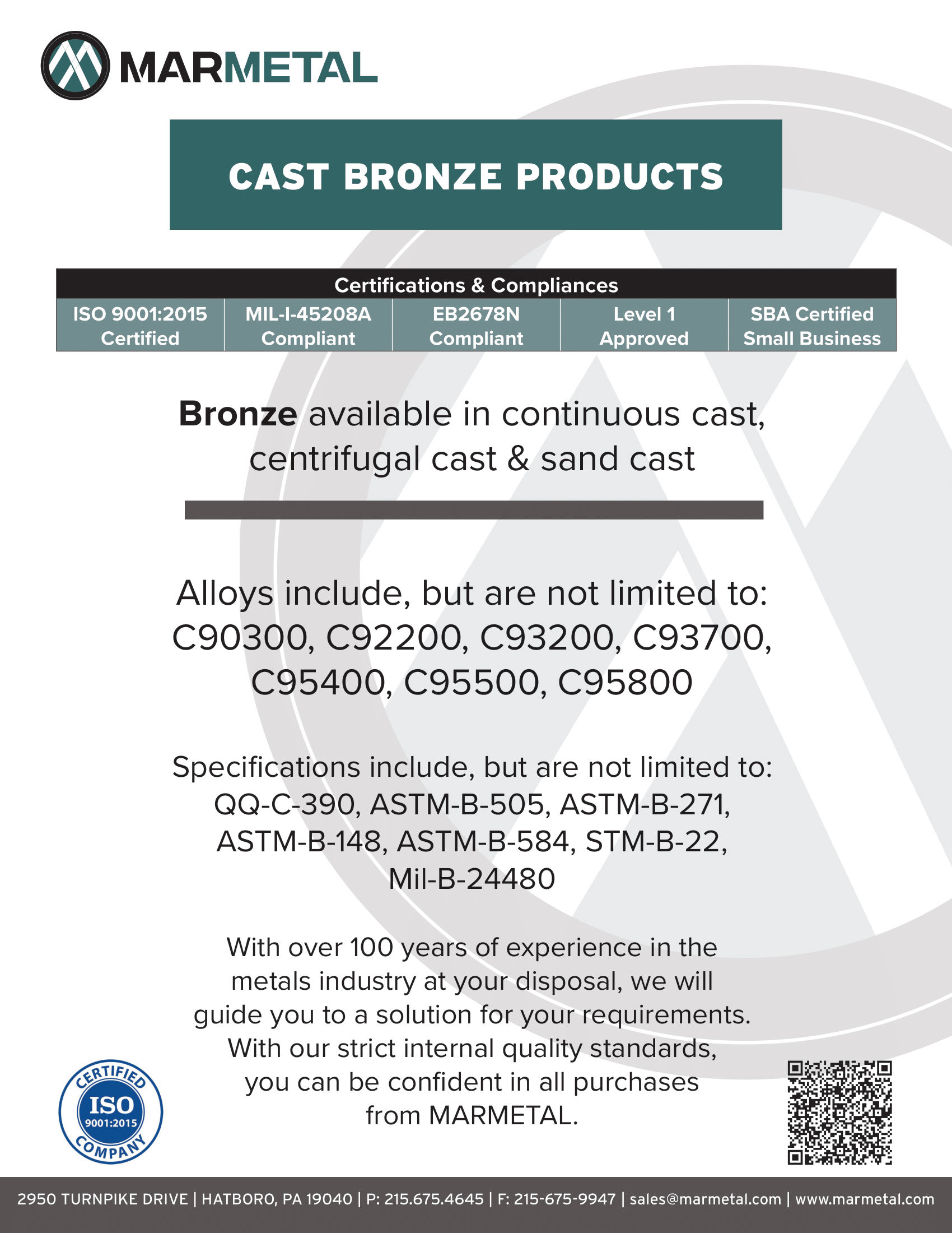 Cast Bronze