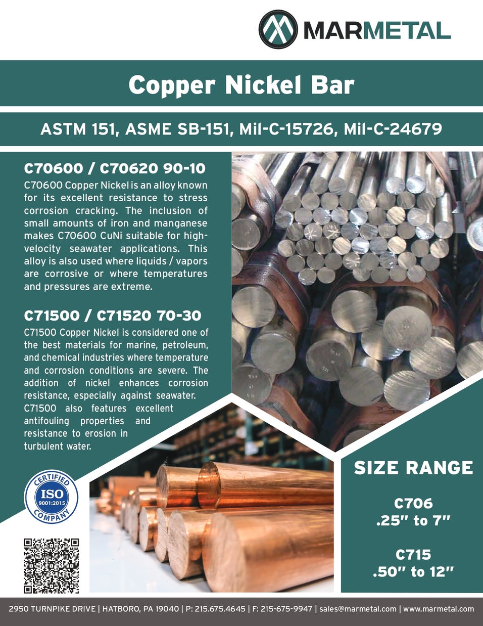 Copper Nickel Bar
